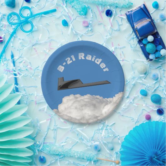 B-21 Raider Stealth Bomber Papieren Bordje (Feest)