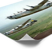 B-24 Bomb Run 449th Poster (Hoek)