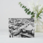 B-24 Bomber Assembly Line, 1943 Briefkaart (Staand voorkant)