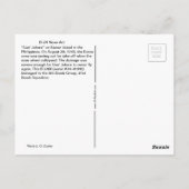 B-24 neuskunst "Gus' Jokers" Briefkaart (Achterkant)