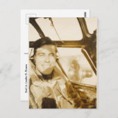 B-24 Piloot Briefkaart (Voorkant / Achterkant)