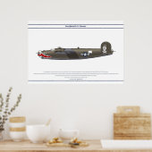 B-24J USA 90BG 1 POSTER (Keuken)