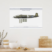 B-25 Belading 1 Poster (Keuken)