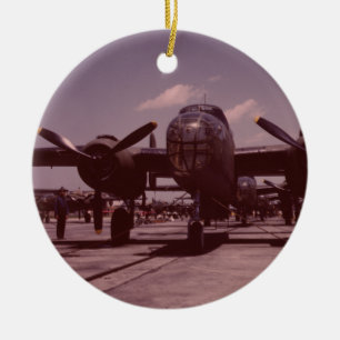 B-25 Bomber Keramisch Ornament