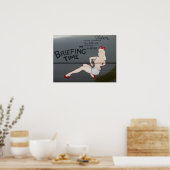 B-25 Heure de séance d'information Poster photo d' (Cuisine)