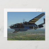 B-25 Mitchell Briefkaart (Voorkant / Achterkant)
