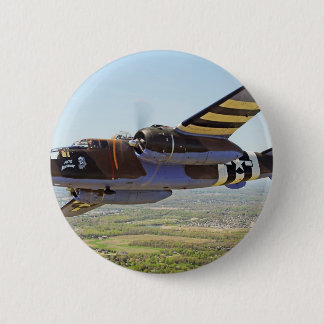 B-25 Mitchell Vliegtuig Ronde Button 5,7 Cm