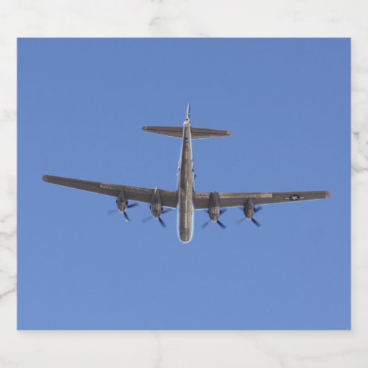 B-29 Étiquette de bouteilles (Étiquettes simples)