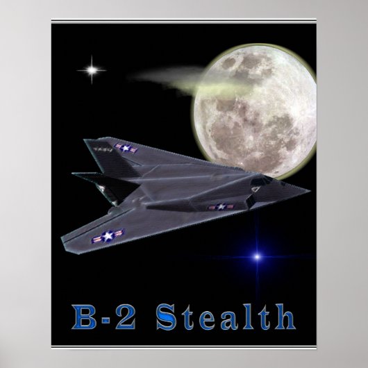 B-2 Affiches de bombardement furtif (Devant)