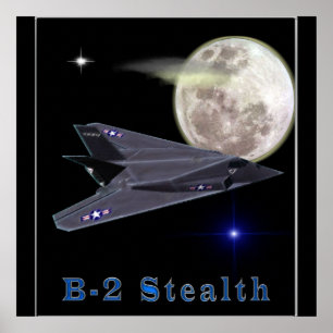 B-2 Affiches de bombardement furtif