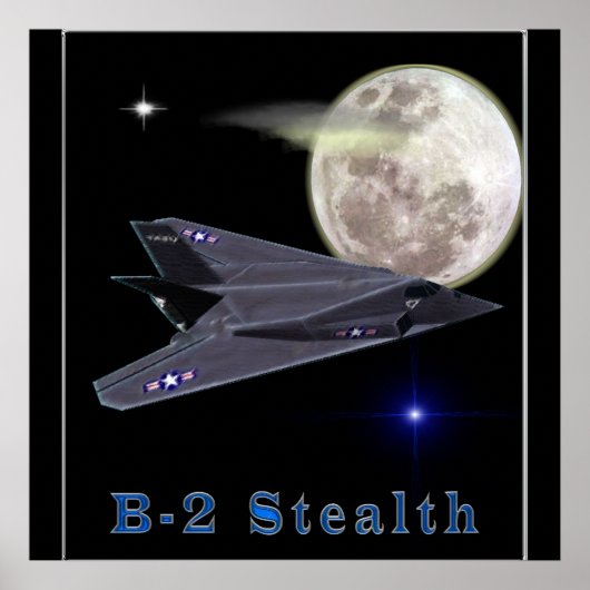 B-2 Affiches de bombardement furtif (Devant)