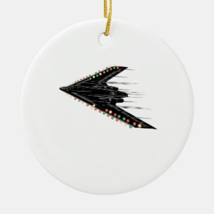 B-2 B2 Spirit Stealth Bommenwerper Jet Vliegtuig 4 Keramisch Ornament