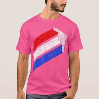 B-2 Bommenwerper Usa Contrails Rood Wit Blauw Stea T-shirt