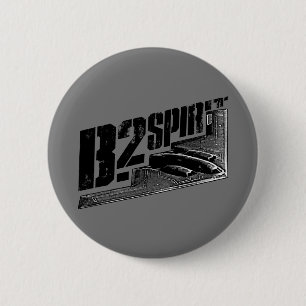 B-2 Button met spiriesronde