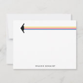 B-2 driekleurenstrips voor driekleurenstrips notitiekaartje (Voorkant)