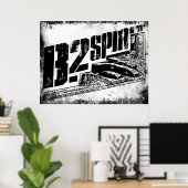 B-2 Gedistilleerd Poster (Thuiskantoor)