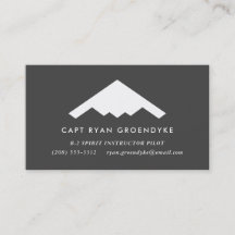 B-2 Gedistilleerde bomberprofessionele Visitekaart