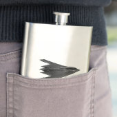 B-2 gedistilleerde klassieke fles heupfles (Voorbeeld)