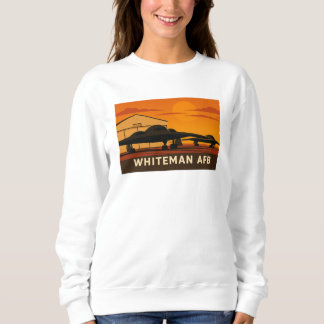 B-2 Jet Sunset Art – Whiteman AFB Poster Stijl Trui