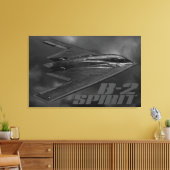 B-2 Spirit Canvas afdrukken (Insitu (Woonkamer))