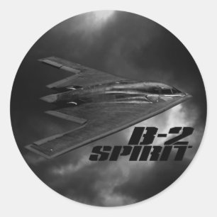 B-2 Spirit Classic Round Sticker