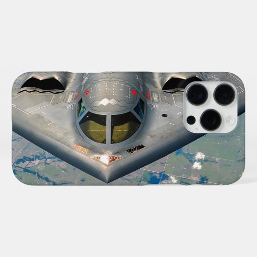 B-2 SPIRIT iPhone HOESJE (Achterkant horizontaal)