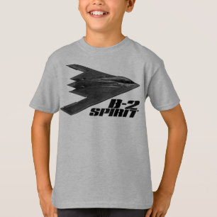 B-2 Spirit Kinderen Basic Hanes Tagless ComfortSof T-shirt