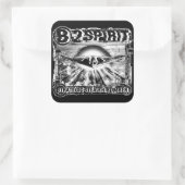 B-2 Spirit Square Sticker Sticker (Tas)
