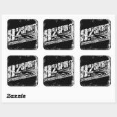 B-2 Spirit Square stickers (Vel)