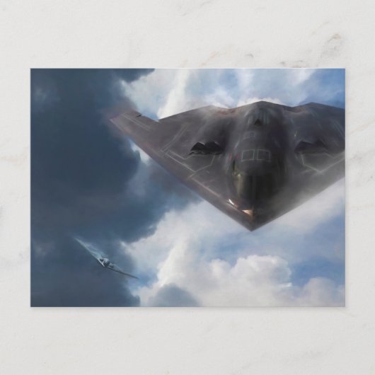 B-2 Spirit Stealth Bomber GHOST MAKER Briefkaart (Voorkant)