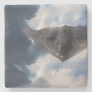 B-2 Spirit Stealth Bomber GHOST MAKER Stenen Onderzetter