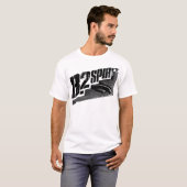 B-2 Spirit T-shirt de base pour hommes (Devant entier)