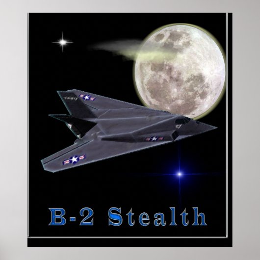 b-2 stealth bomber poster (Voorkant)