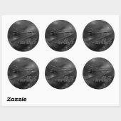 B-2 Sticker rond classique Spirit (Feuille)