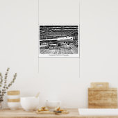 B-36 Peacemaker kwaliteit vliegtuig poster / print (Keuken)