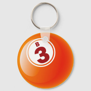 B 3 BINGO BALL SLEUTELHANGER