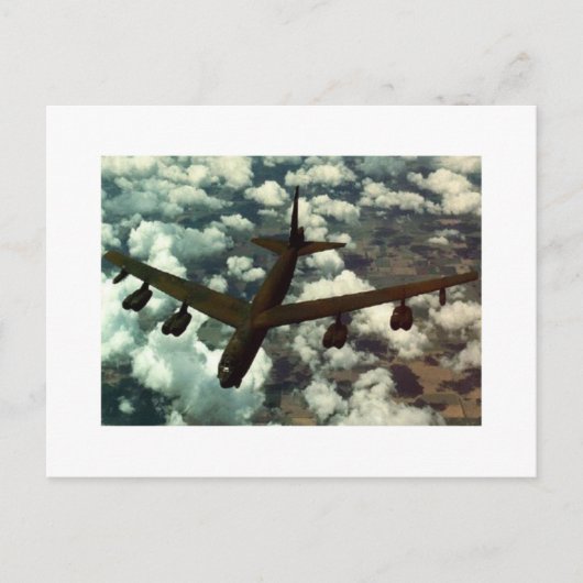 B-52 Bomber Briefkaart (Voorkant)