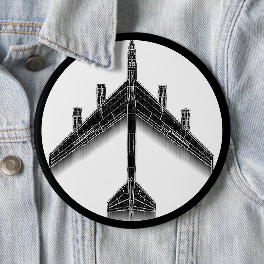 B-52 Peace Button (In situ)