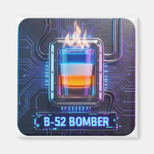B-52 Shot Cyberpunk Bar Magneet