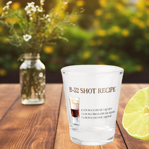 B-52 shot recept  glas
