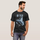 B-52 Stratofort U.S. lange-afstandszware bommenwer T-shirt (Voorkant volledig)