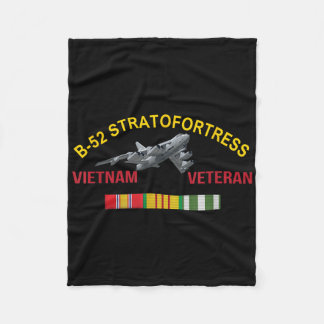 B-52 Stratofortress Vietnam Veteraan B-52 Bomber A Fleece Deken