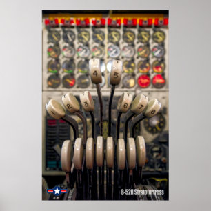 B-52H STRATOFORTRESS THROTTLS POSTER