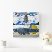 B-52H STRATOFORTRESS VIERKANTE KLOK (Huis)