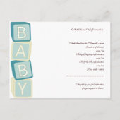 B-A-B-Y Baby Boy Shower Invitation (Dos)