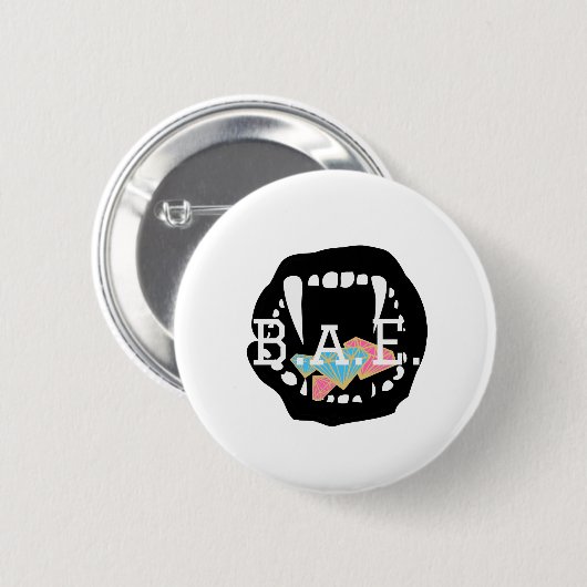 B.A.E. Juwelde Button (Voorkant /achterkant)