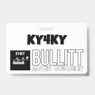 B.A.R.S KY4KY Club Lid Badge