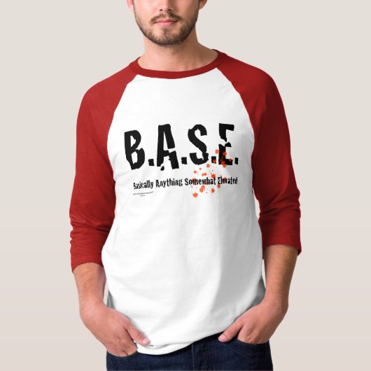 B.A.S.E. Jumping Skydiver T-shirt (Voorkant)