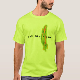 B Afbeeldingen "Walk like a Poem" T-shirt