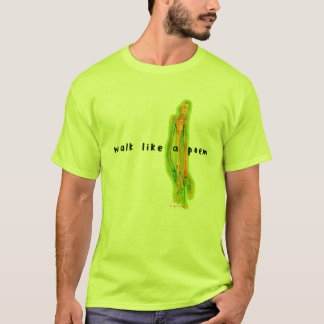 B Afbeeldingen "Walk like a Poem" T-shirt